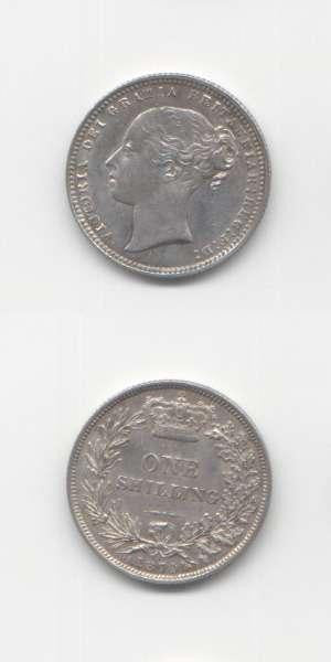 1874 Victoria GEF Shilling