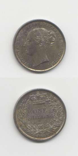 1846 Victoria UNC Shilling